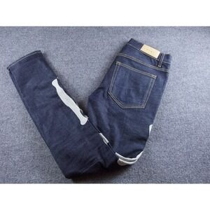 MNML Dark Wash Skeleton Bone Applique Jeans Size 31 #1909